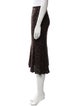 Donna Karan Cashmere Midi Length Skirt
