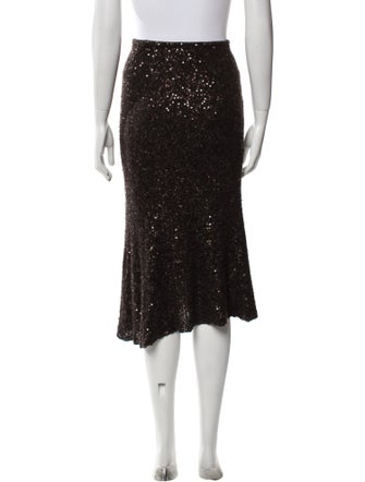 Donna Karan Cashmere Midi Length Skirt