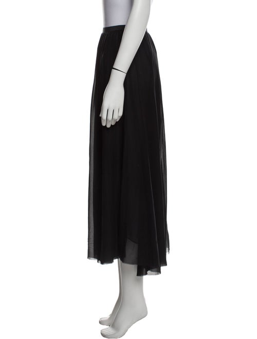 Donna Karan Silk Midi Length Skirt