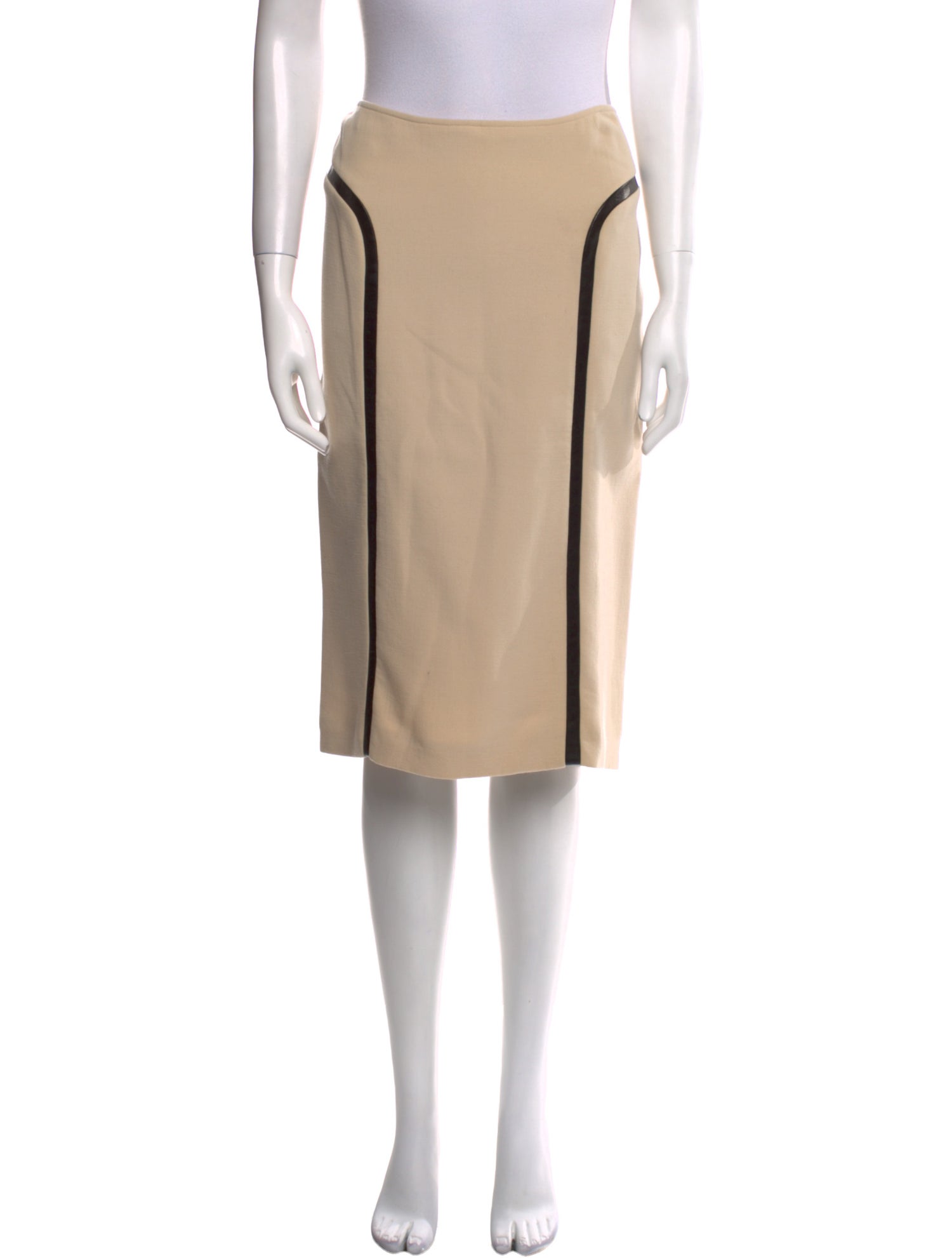 Donna Karan Wool Knee-Length Skirt