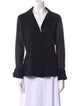 Donna Karan Long Sleeve Polo