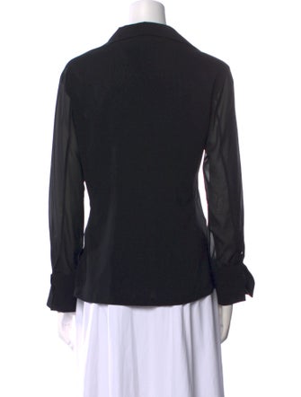 Donna Karan Long Sleeve Polo