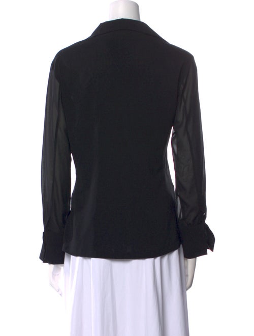 Donna Karan Long Sleeve Polo