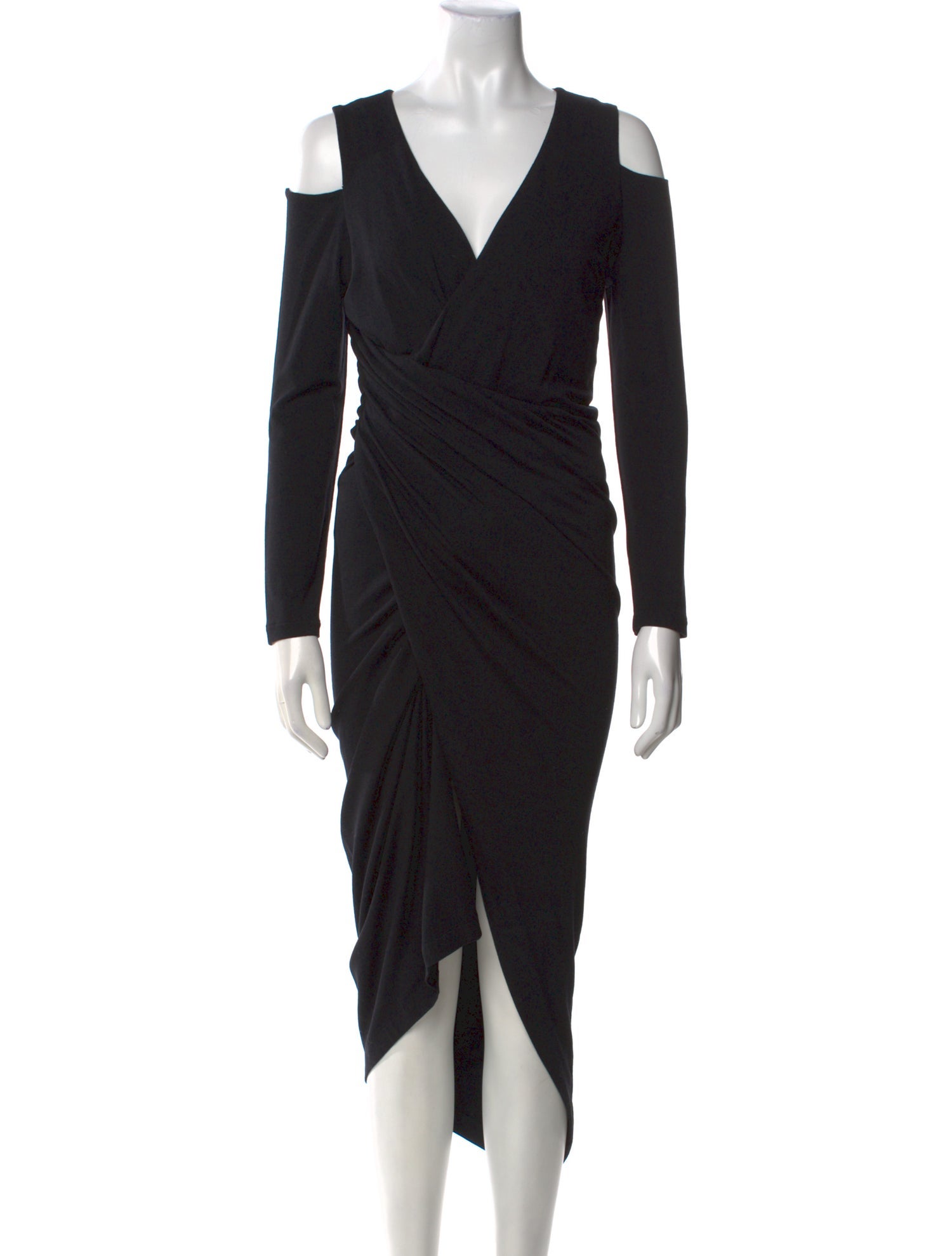 Donna Karan V-Neck Long Dress