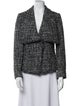 Donna Karan Tweed Pattern Blazer