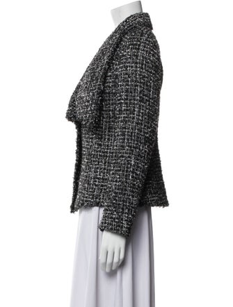 Donna Karan Tweed Pattern Blazer