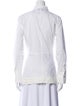 Donna Karan Long Sleeve Button-Up Top