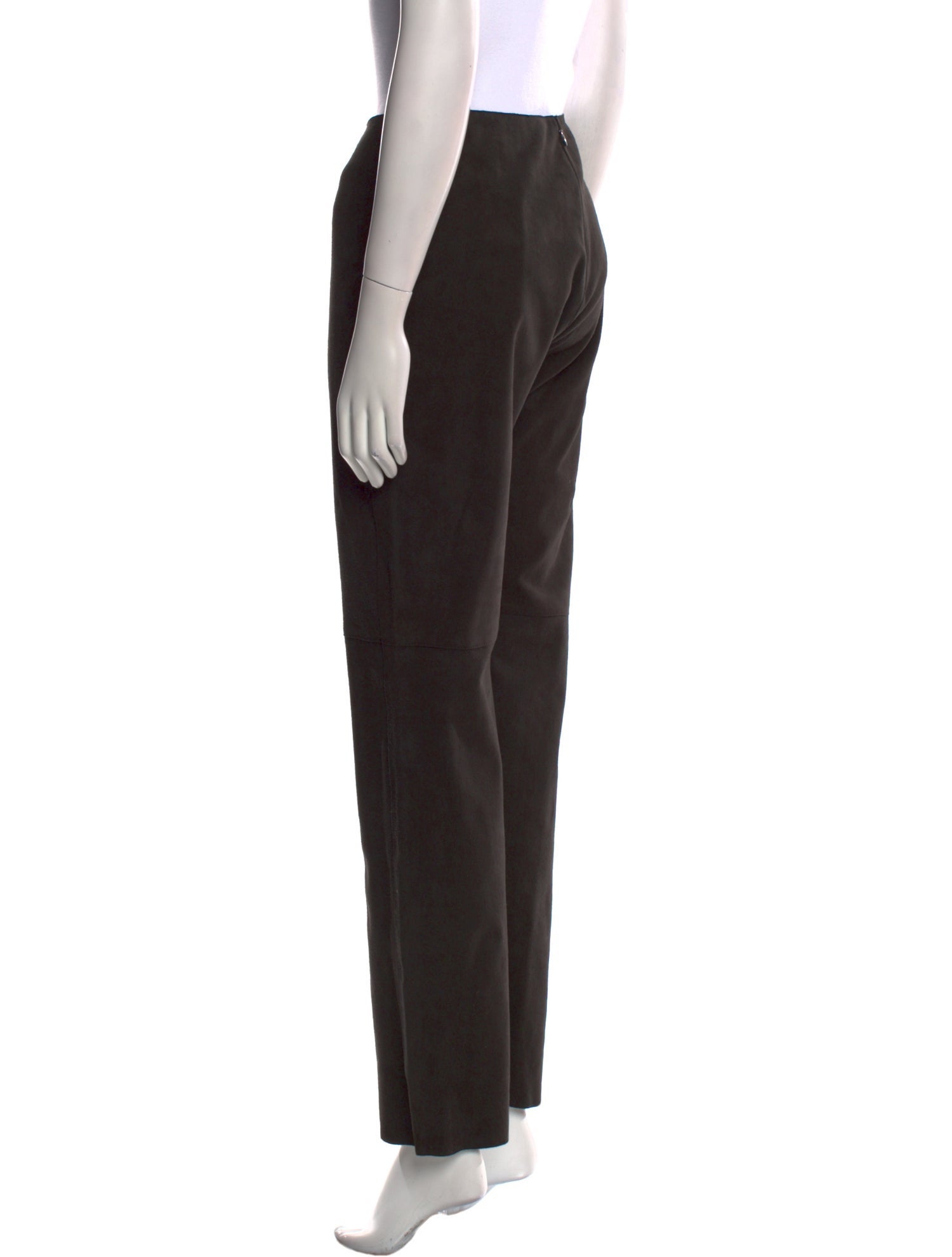 Donna Karan Lambskin Wide Leg Pants