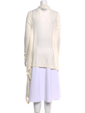 Donna Karan Open Front Sweater