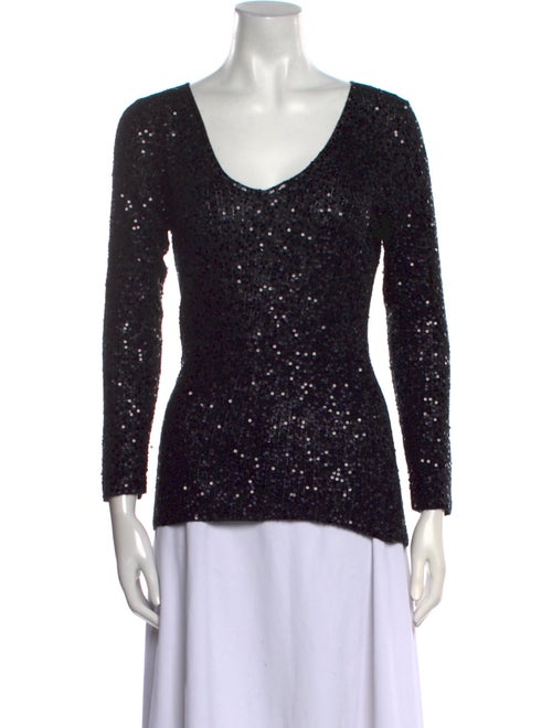 Donna Karan Cashmere Scoop Neck T-Shirt