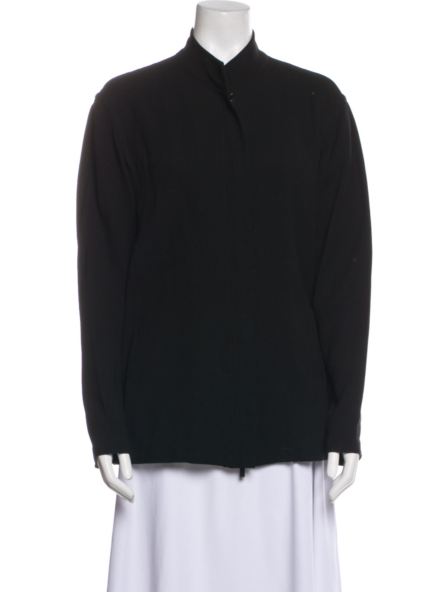 Donna Karan Wool Bomber Jacket