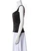 Donna Karan Square Neckline Sleeveless Top