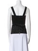 Donna Karan Square Neckline Sleeveless Top