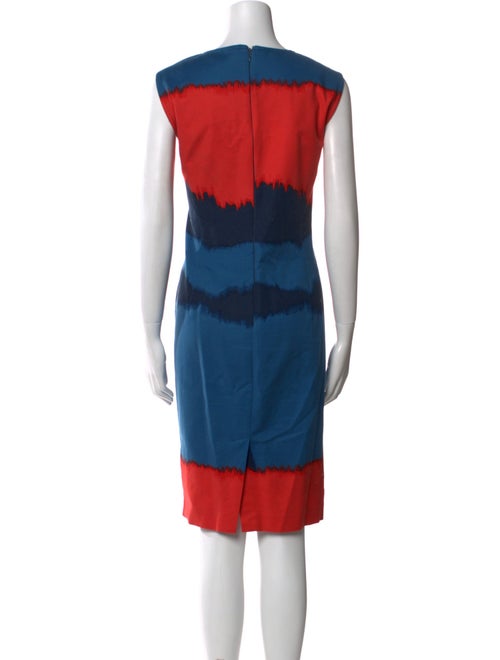 Donna Karan Printed Knee-Length Dress
