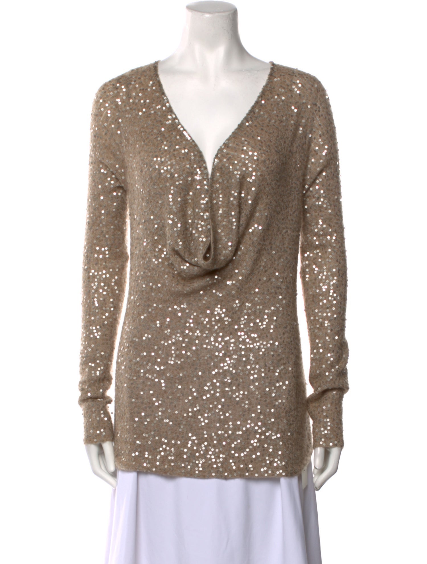 Donna Karan Cashmere V-Neck Sweater