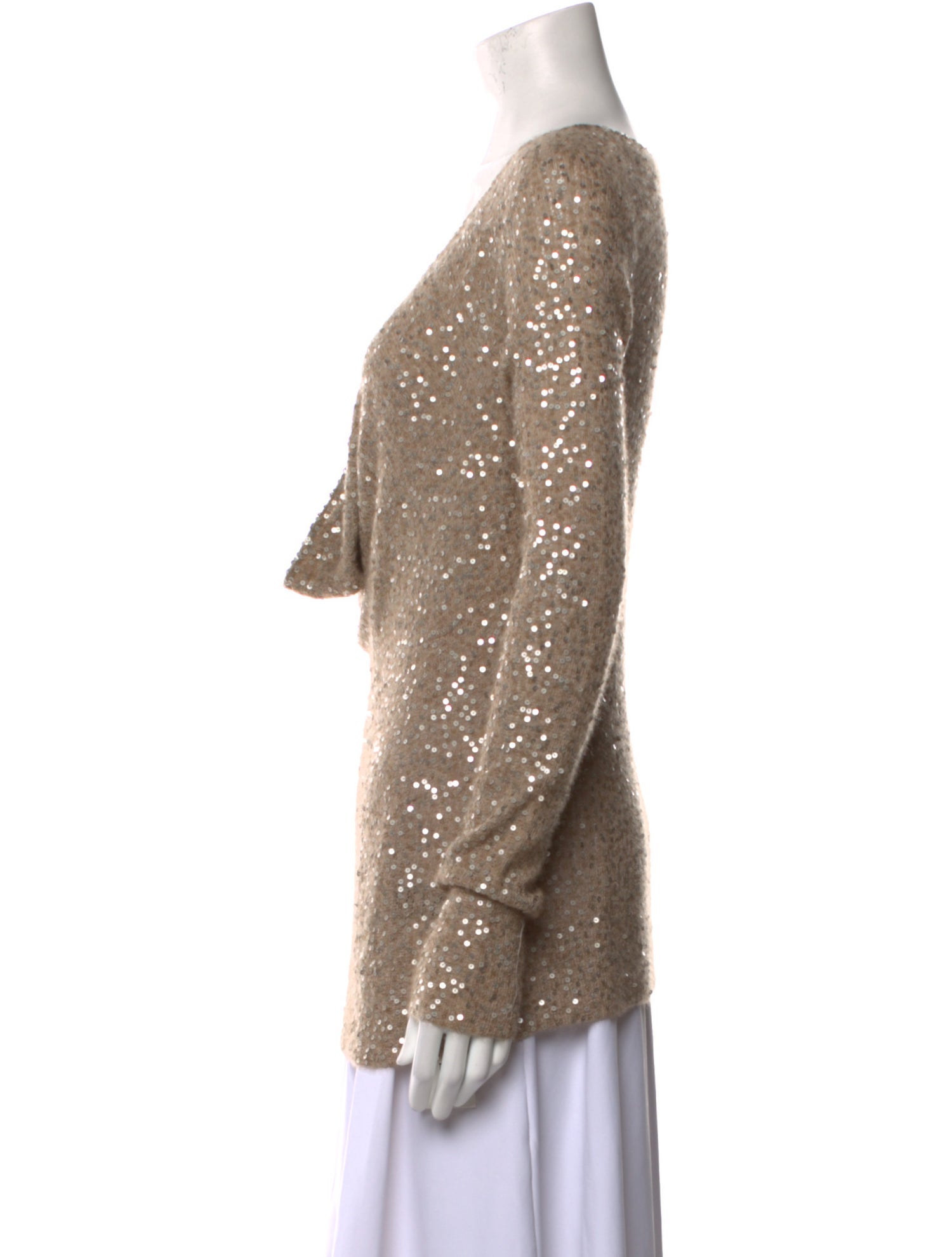 Donna Karan Cashmere V-Neck Sweater