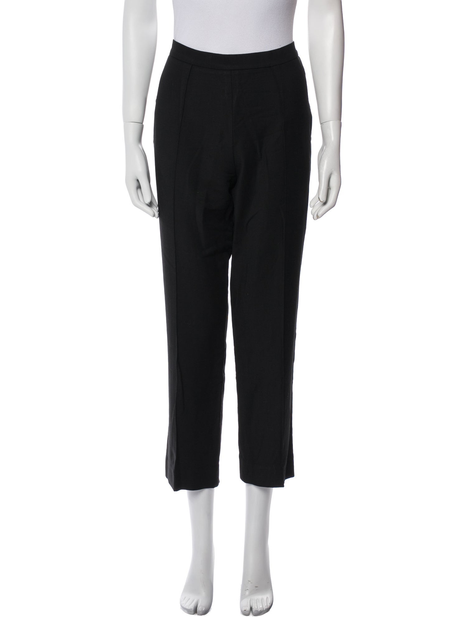 Donna Karan Wool Straight Leg Pants
