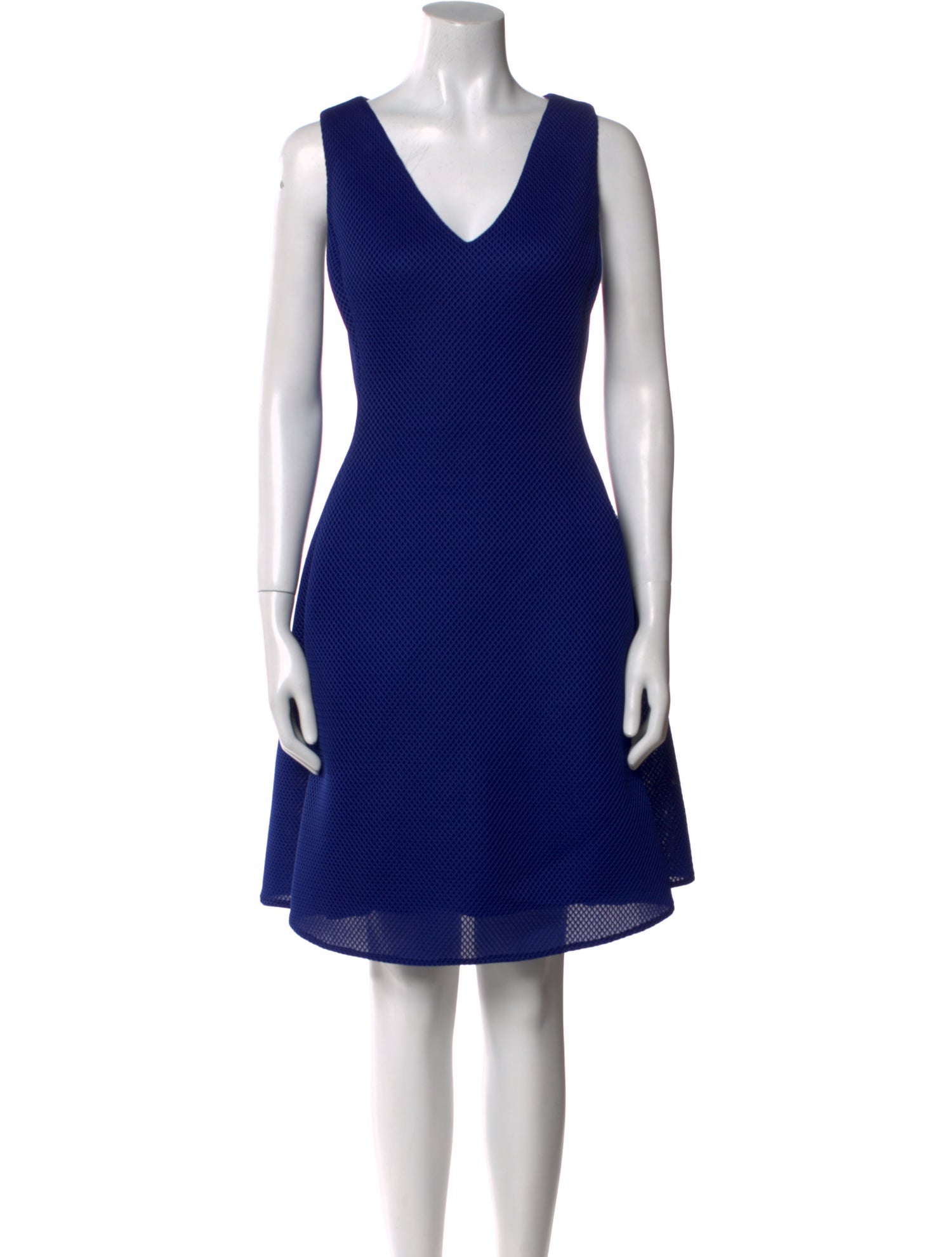 Donna Karan V-Neck Knee-Length Dress