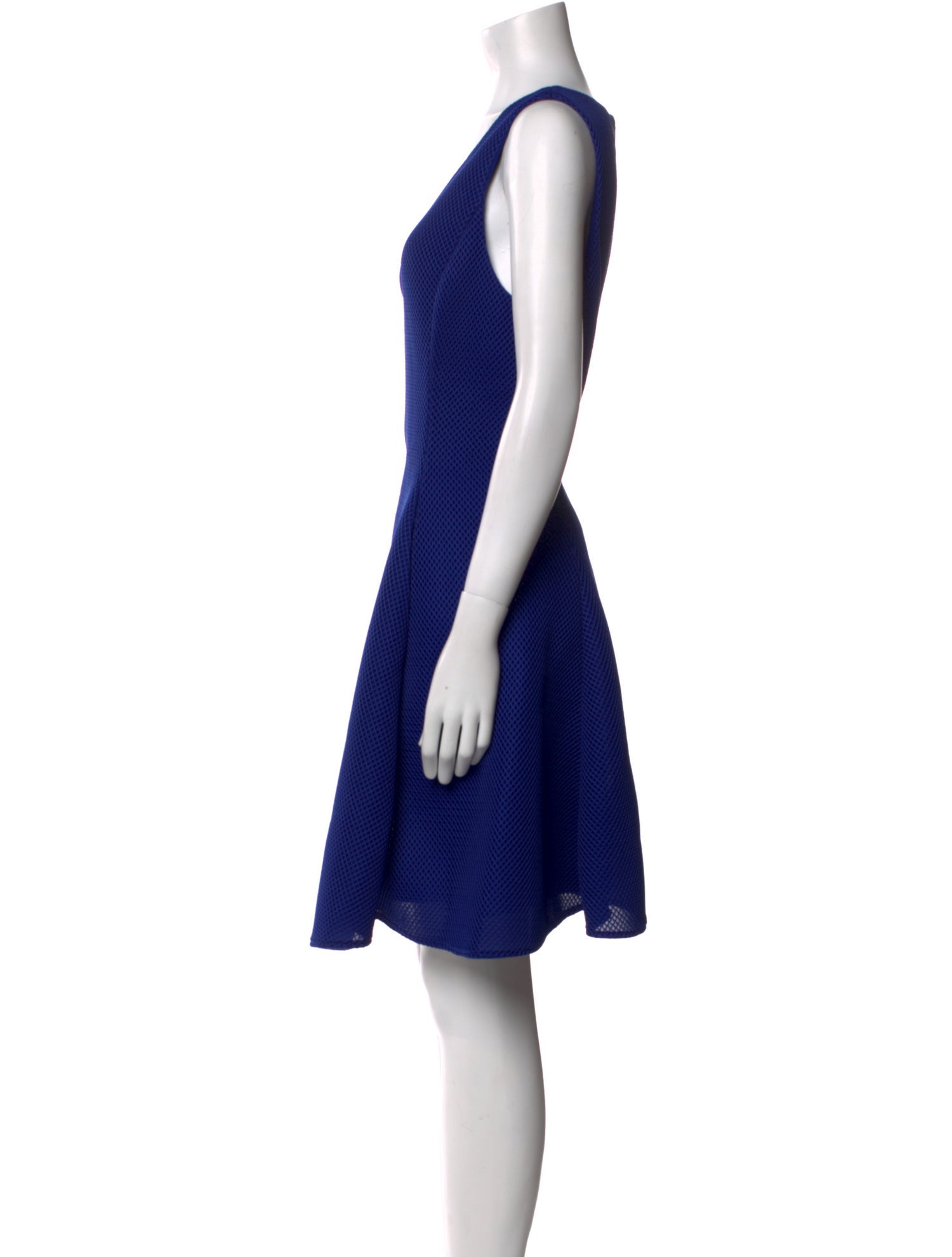 Donna Karan V-Neck Knee-Length Dress
