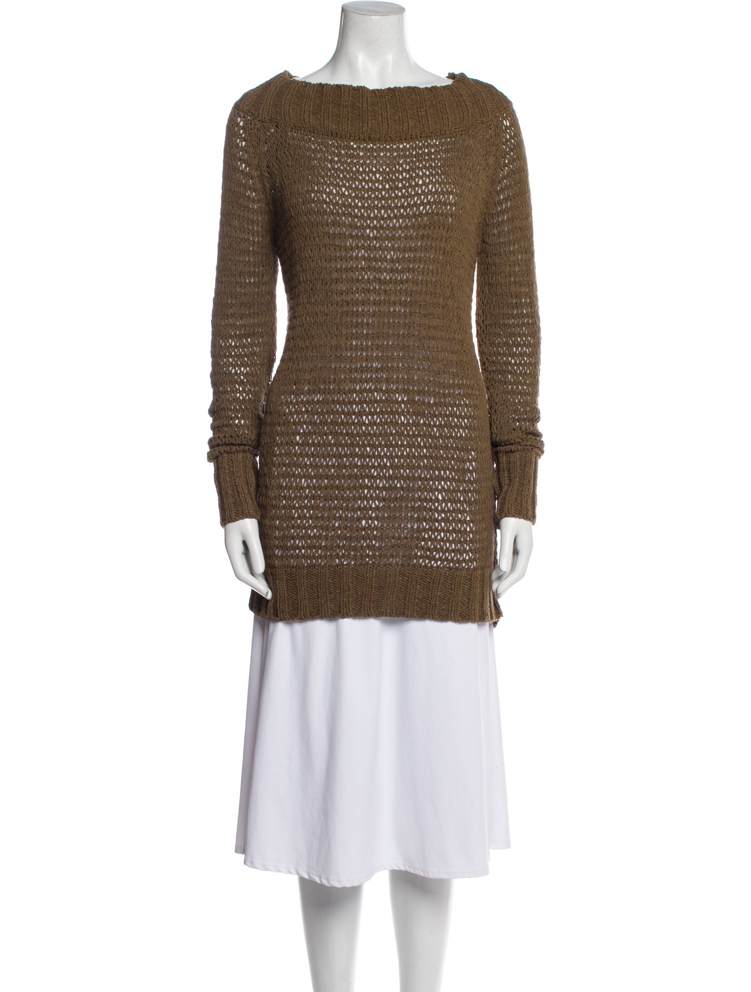 Donna Karan Bateau Neckline Sweater