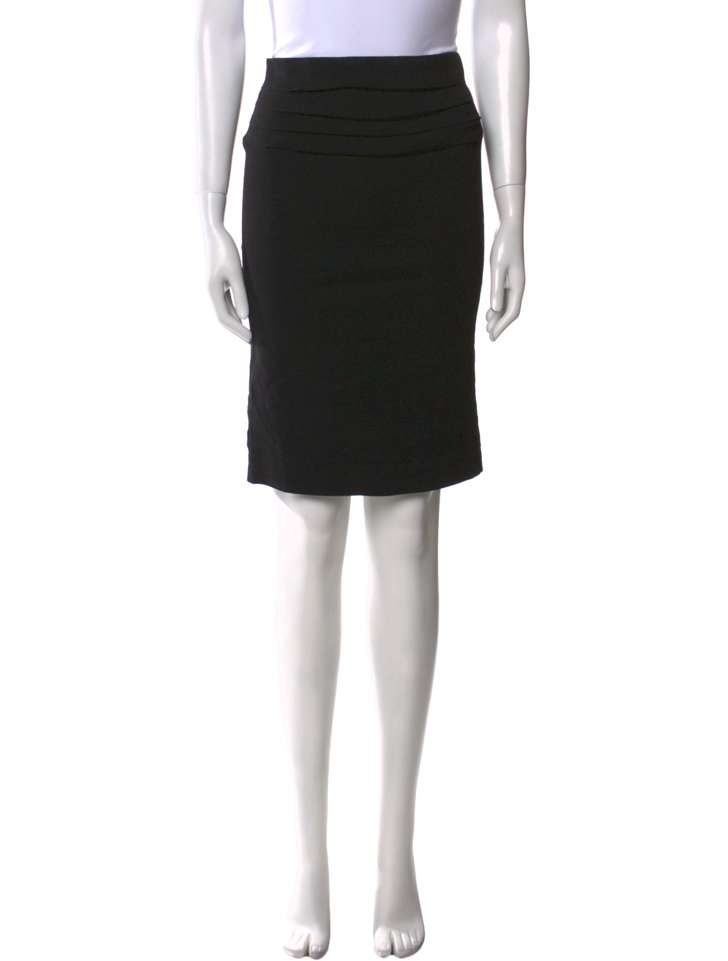 Donna Karan Linen Knee-Length Skirt