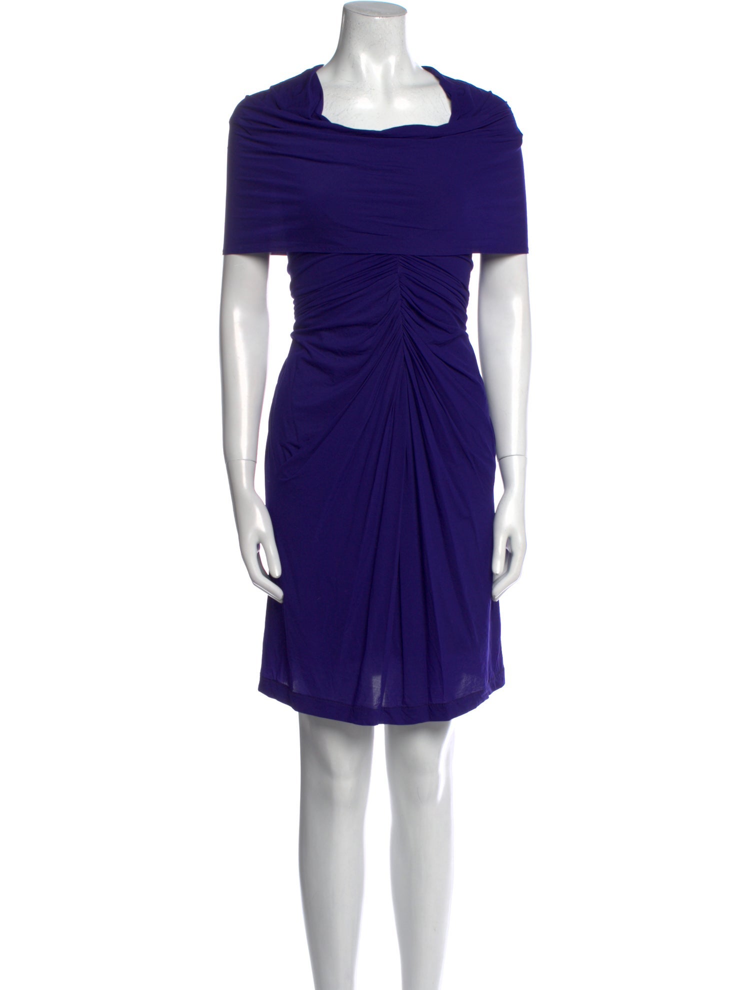 Donna Karan Cowl Neck Mini Dress