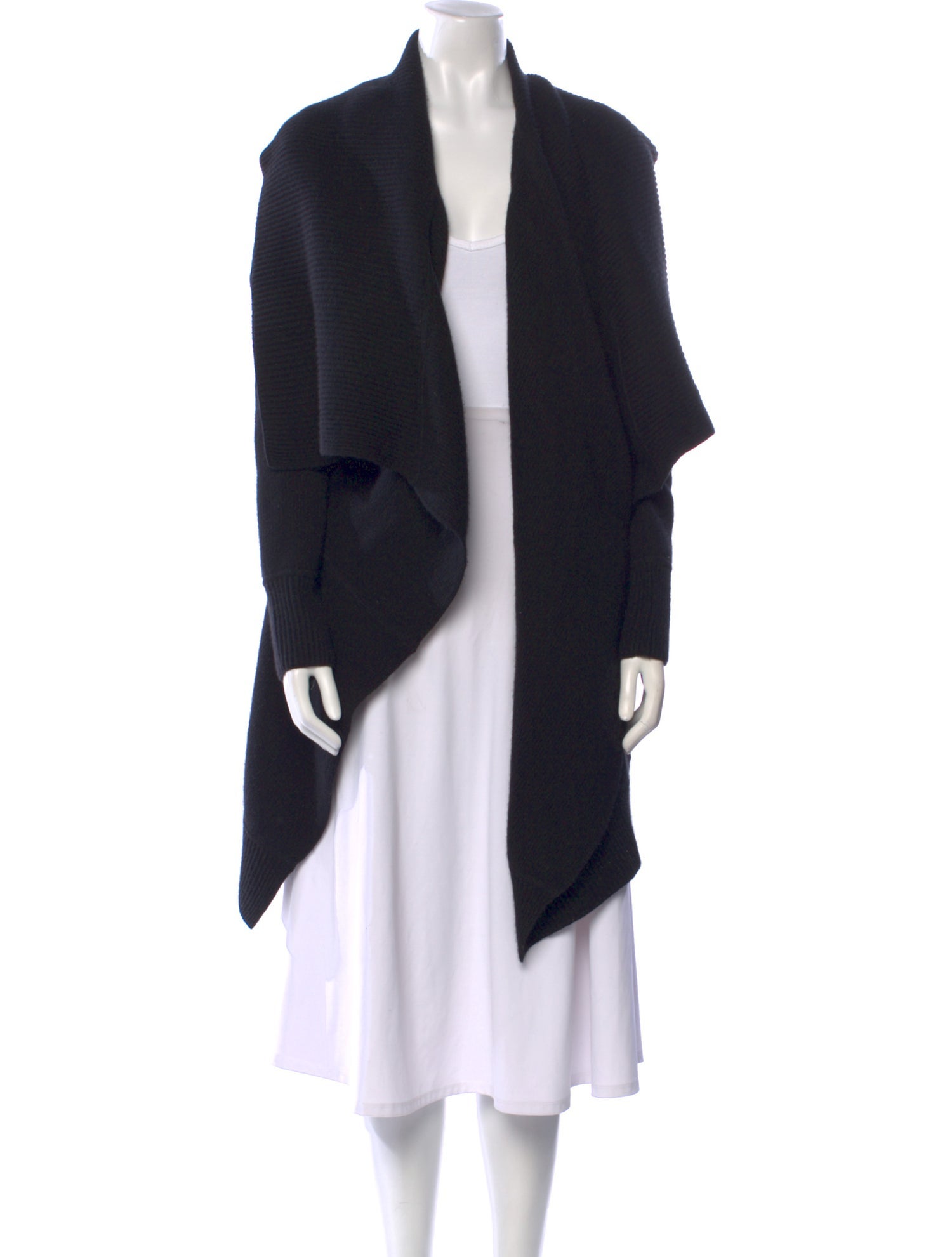 Donna Karan Cashmere Open Front Sweater