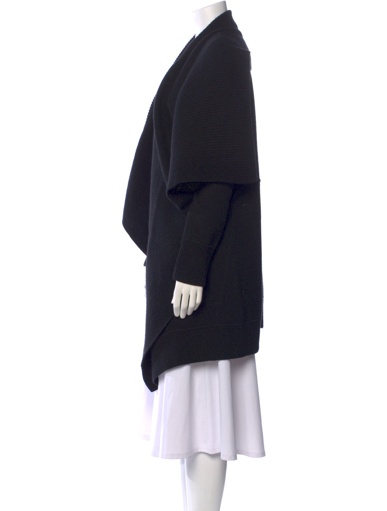 Donna Karan Cashmere Open Front Sweater