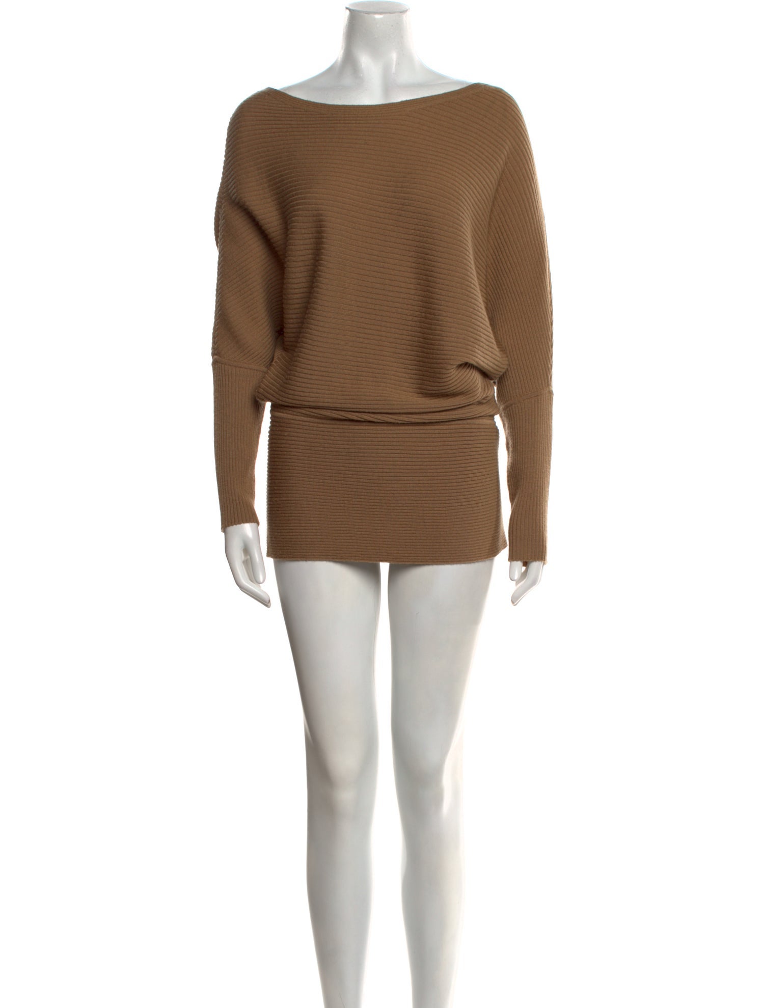 Donna Karan Wool Bateau Neckline Sweater