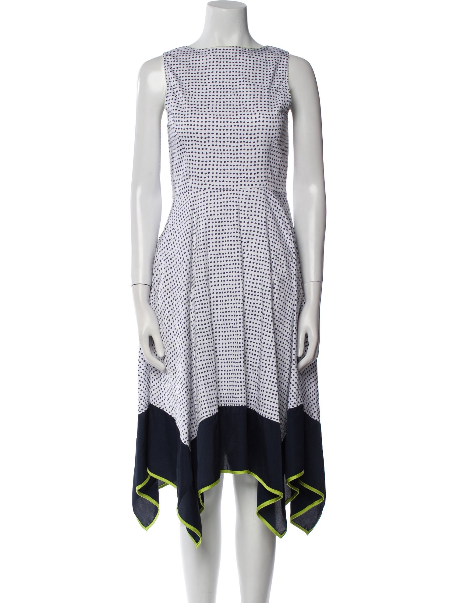 Donna Karan Printed Midi Length Dress