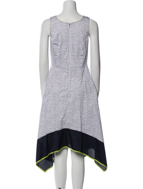 Donna Karan Printed Midi Length Dress