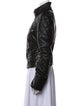 Donna Karan Leather Biker Jacket