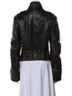 Donna Karan Leather Biker Jacket