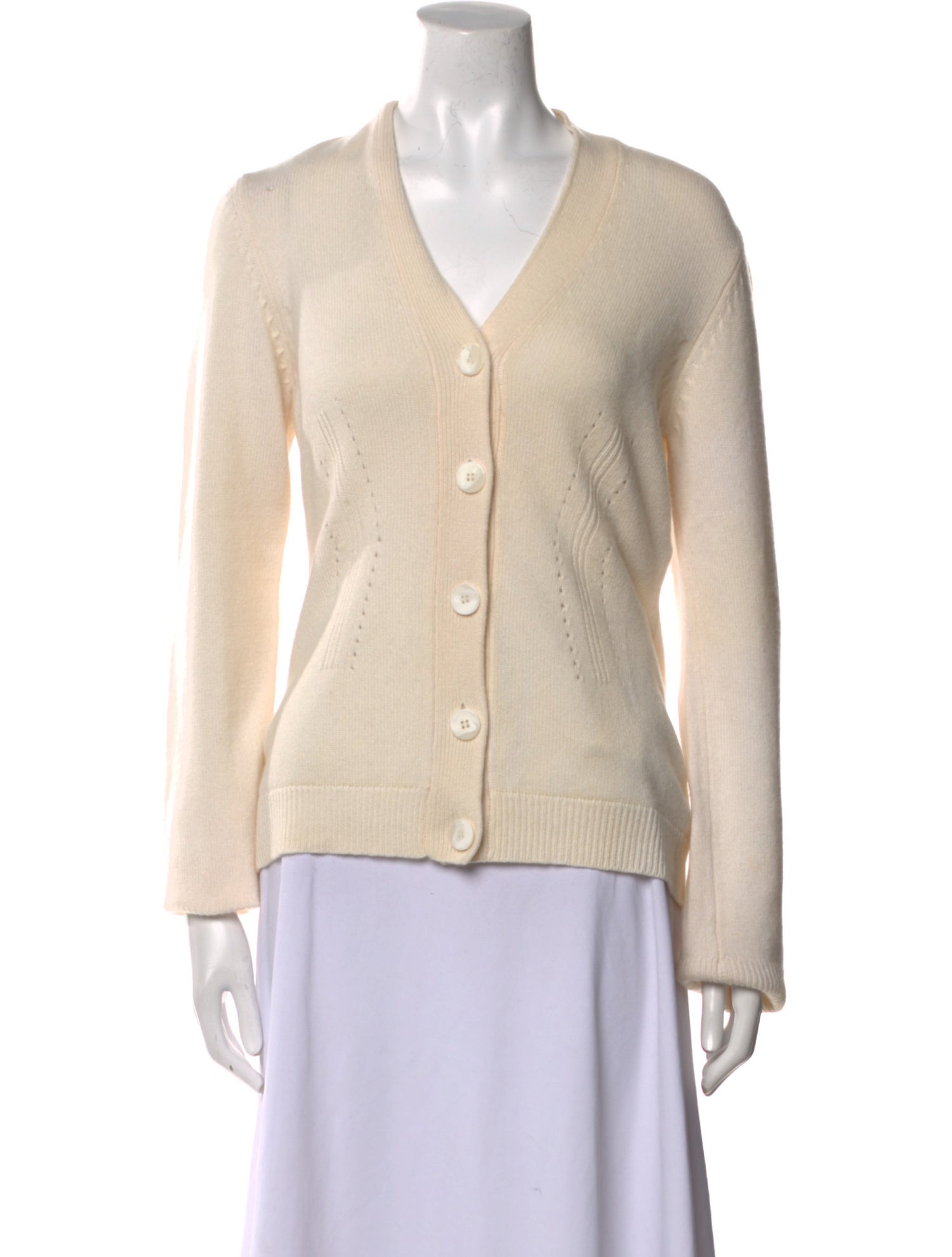 Donna Karan Cashmere V-Neck Sweater