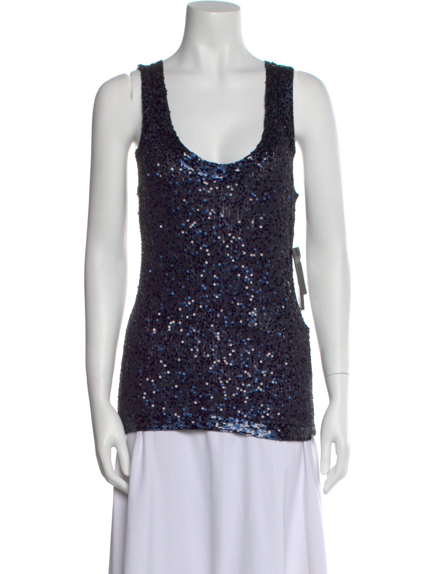 Donna Karan Cashmere Scoop Neck Top w/ Tags