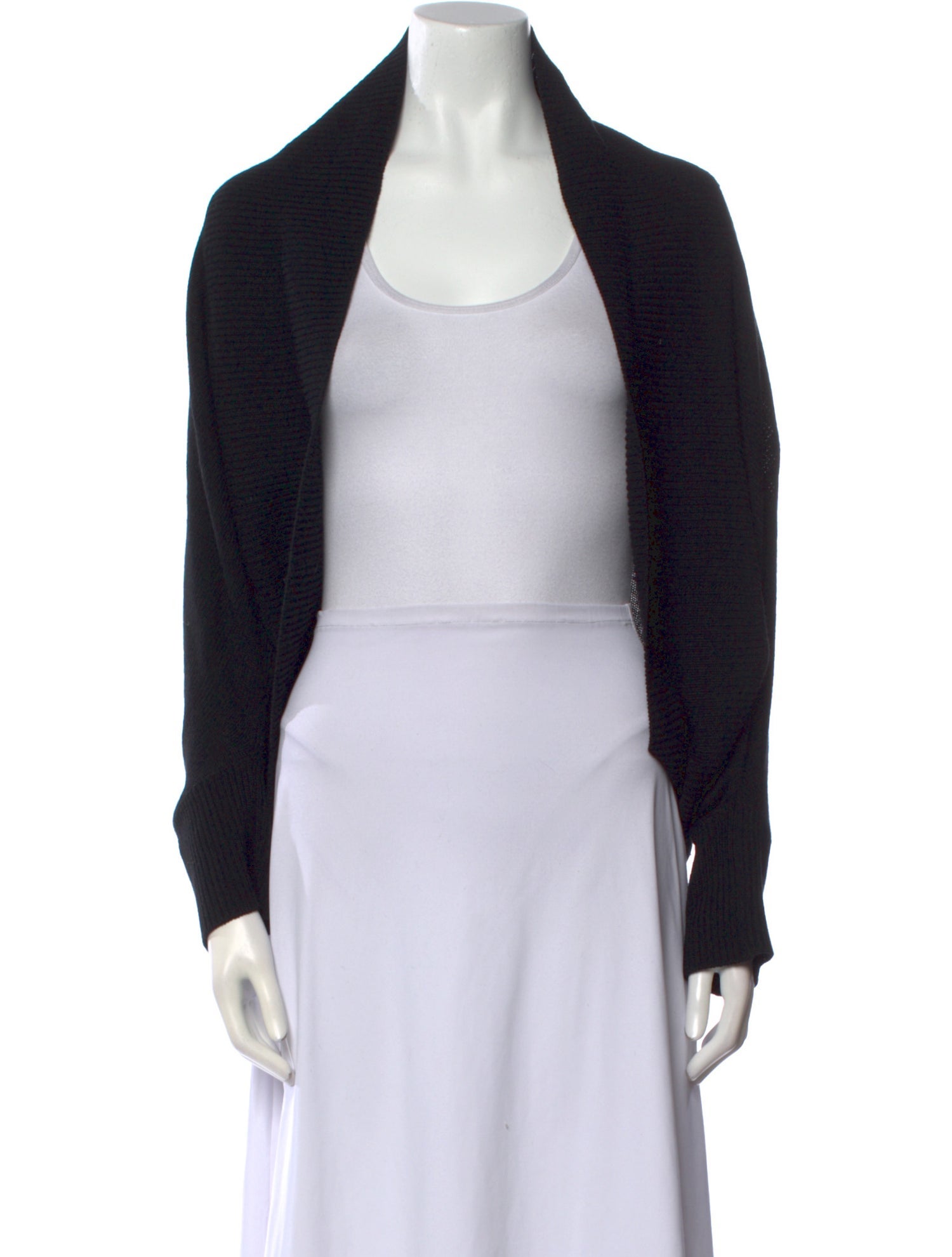 Donna Karan Cashmere Open Front Sweater