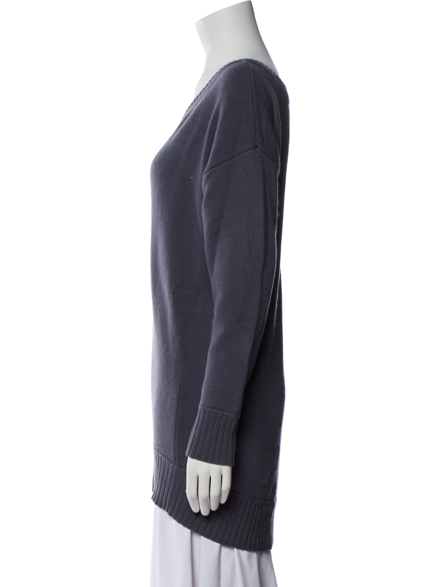 Donna Karan Cashmere Scoop Neck Sweater