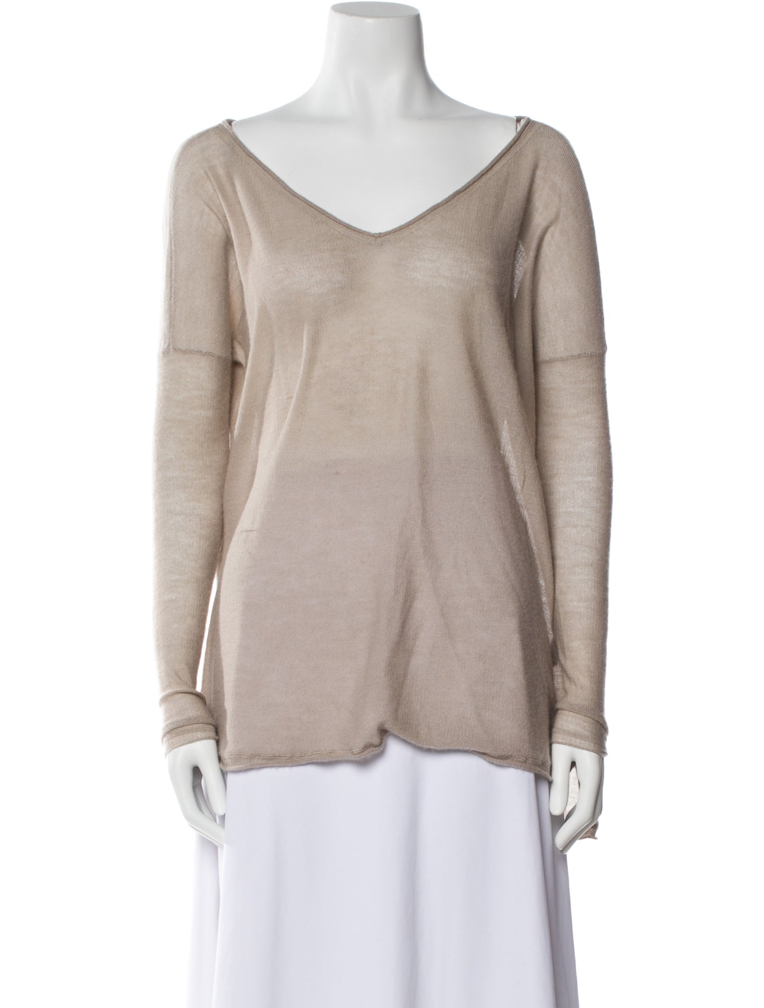 Donna Karan Cashmere V-Neck Sweater
