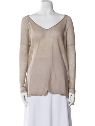 Donna Karan Cashmere V-Neck Sweater