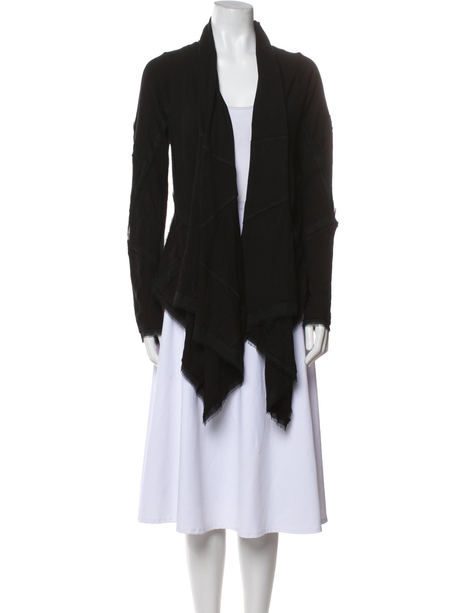 Donna Karan Open Front Sweater