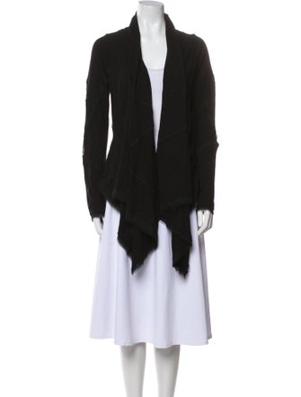 Donna Karan Open Front Sweater