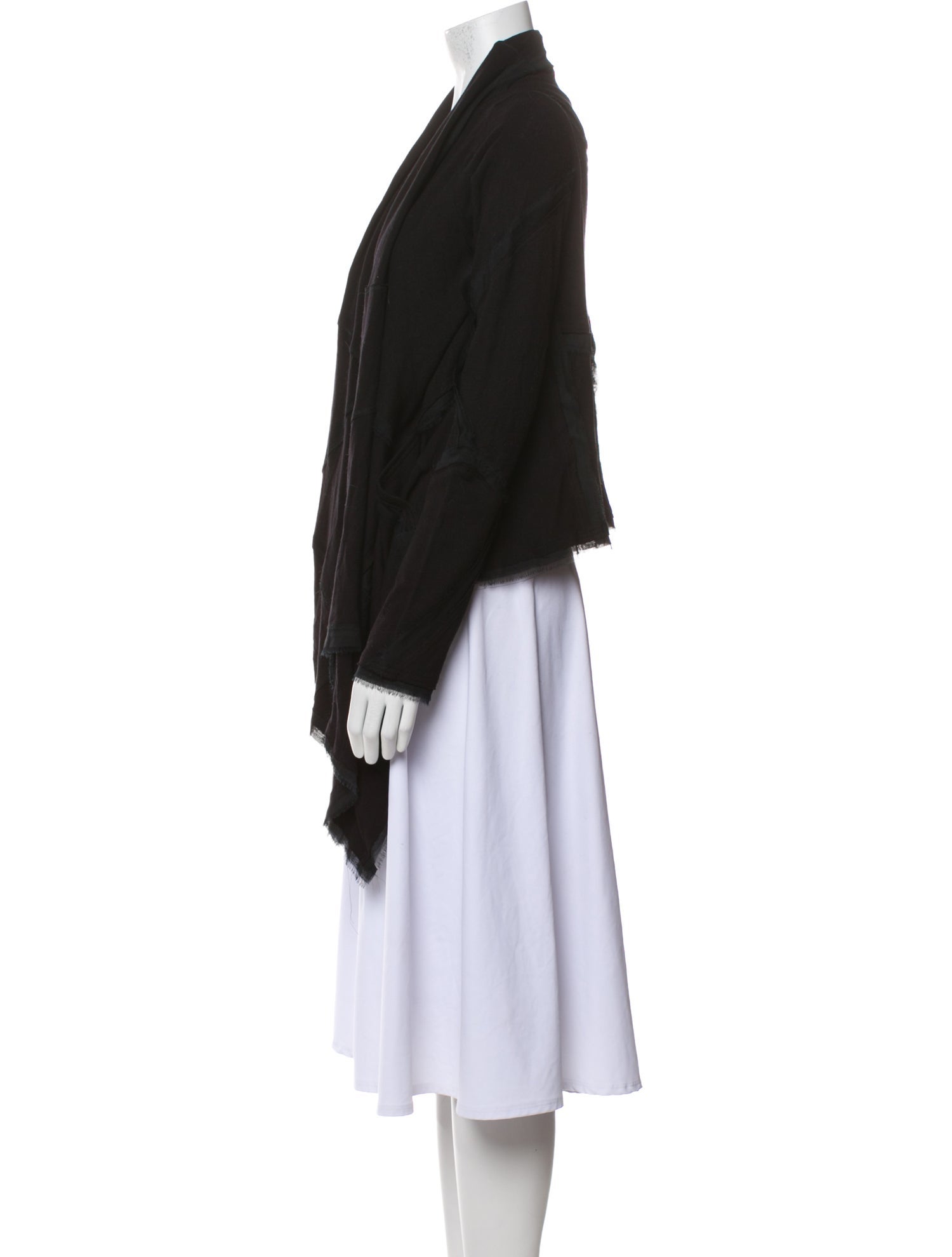 Donna Karan Open Front Sweater