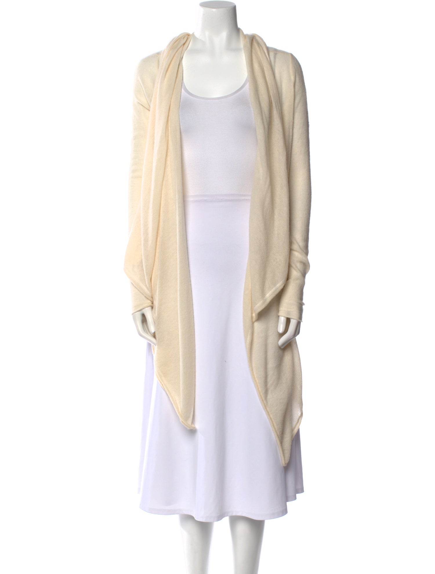 Donna Karan Cashmere Open Front Sweater