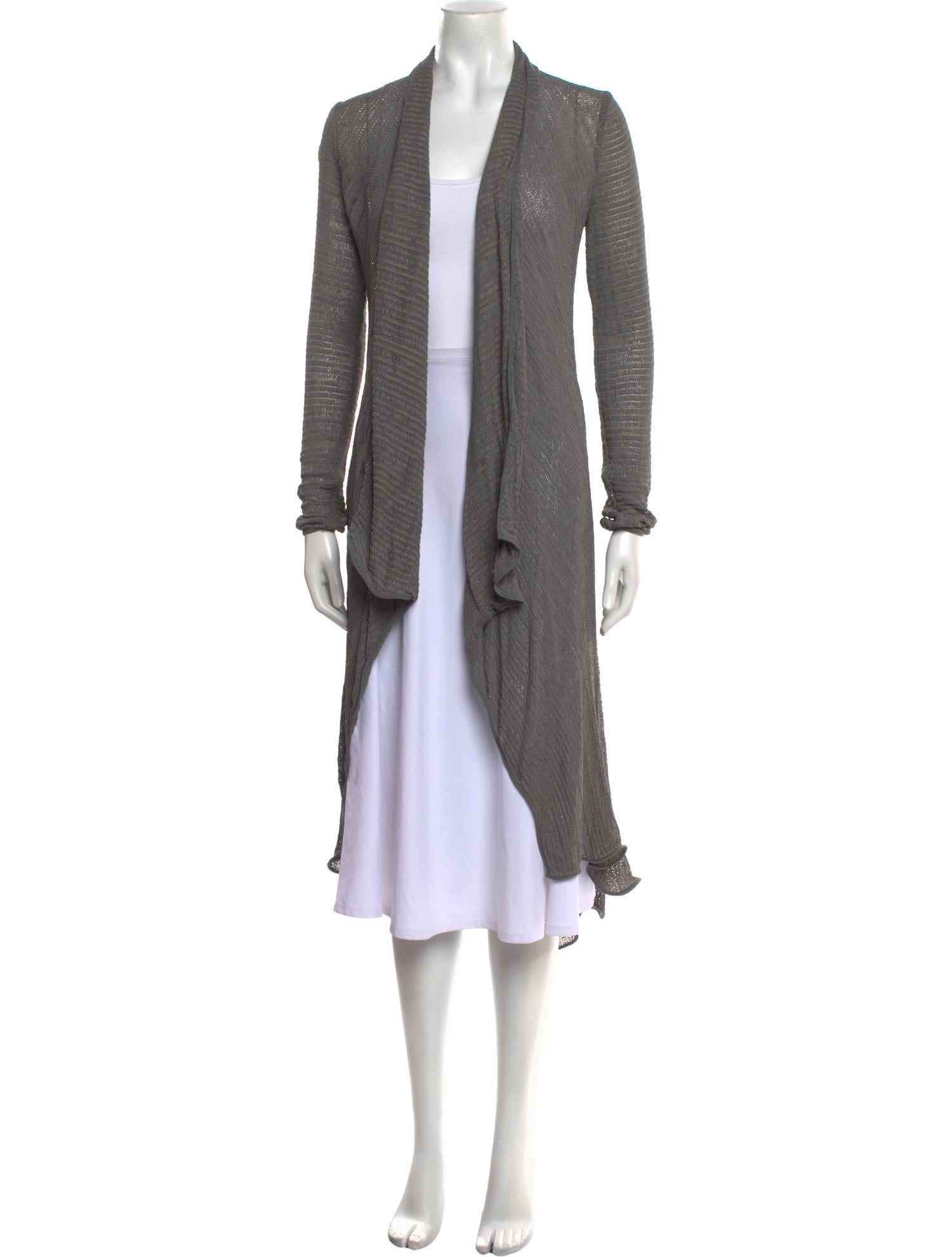 Donna Karan Open Front Sweater