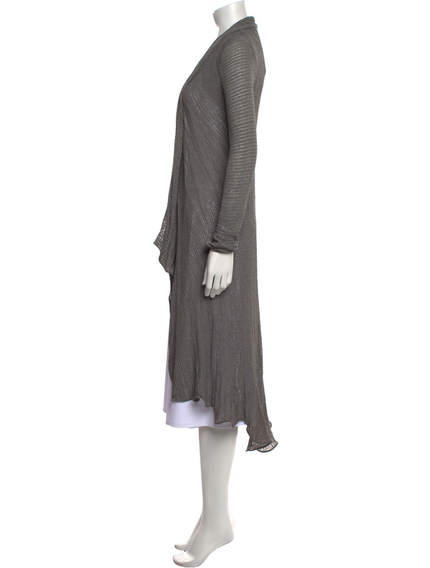 Donna Karan Open Front Sweater