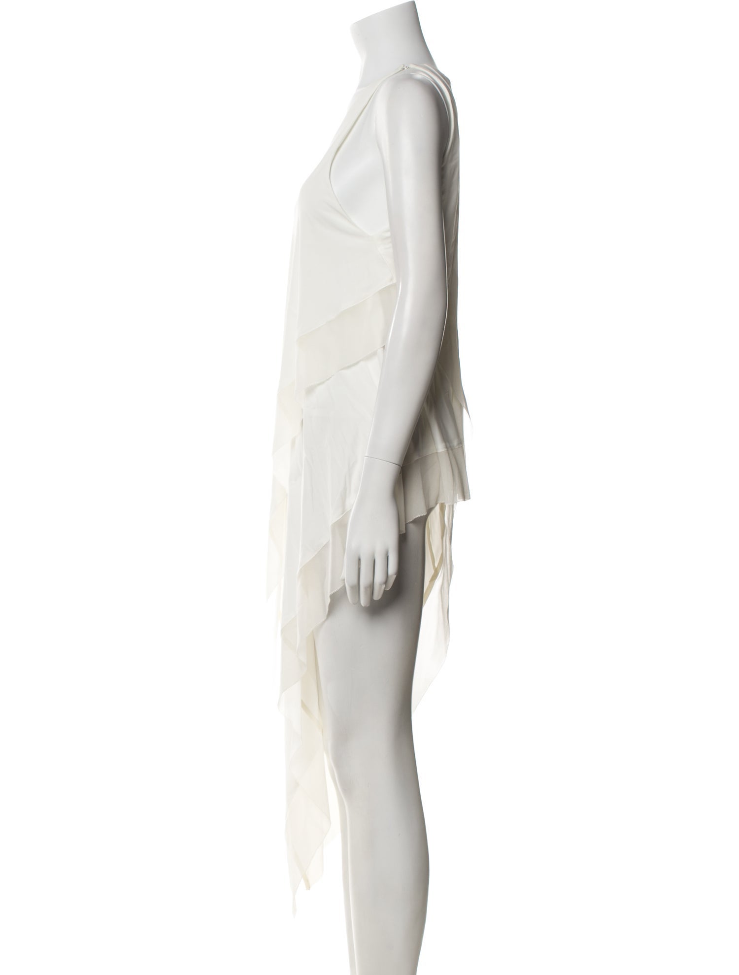 Donna Karan Scoop Neck Long Dress