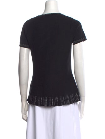 Donna Karan Crew Neck Short Sleeve T-Shirt