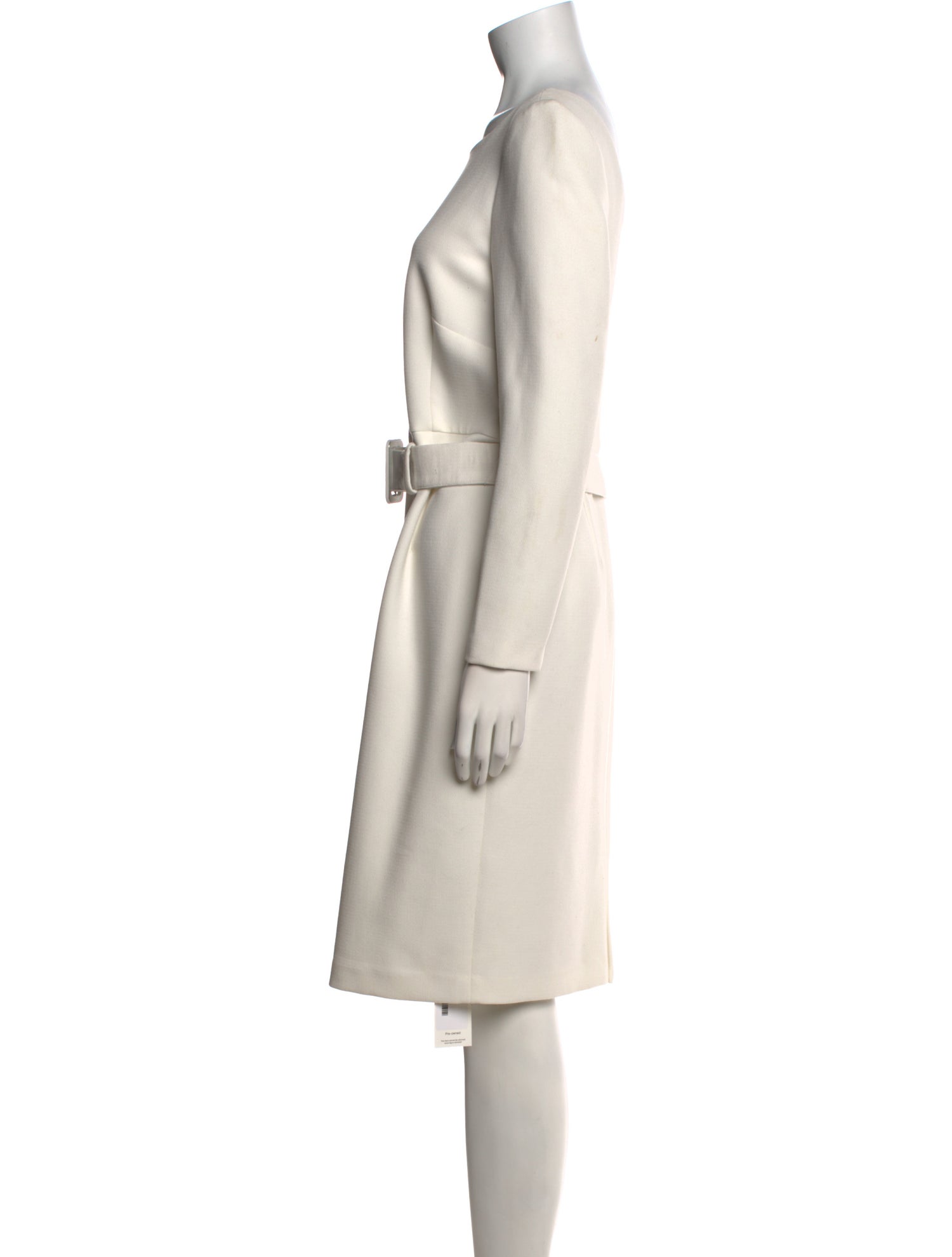 Donna Karan Bateau Neckline Knee-Length Dress