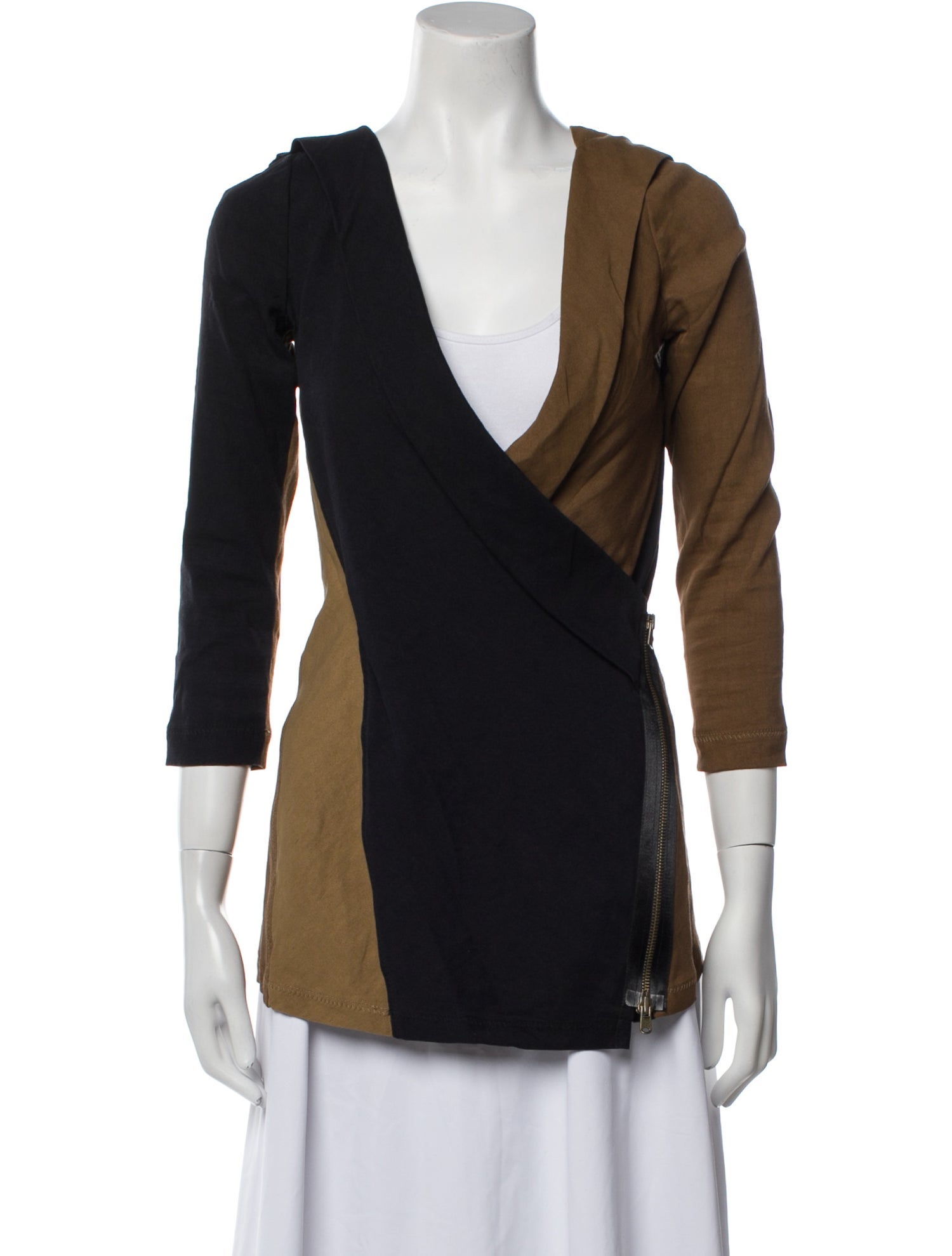 Donna Karan Linen Striped Blazer