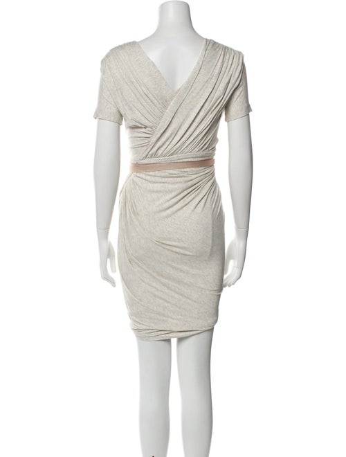 Donna Karan V-Neck Knee-Length Dress